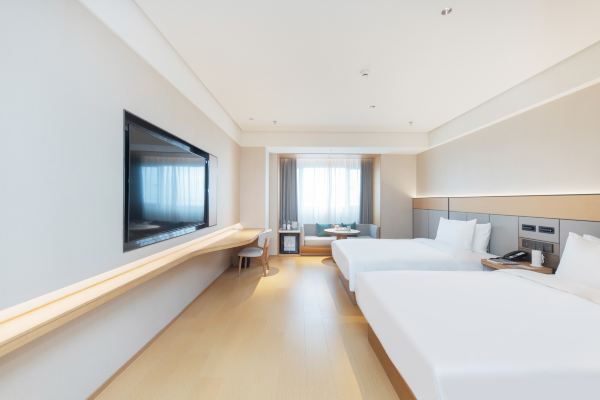 全季酒店江阴高新区 标准双床房 干净卫生 舒适睡眠 适合商务差旅和团队培训